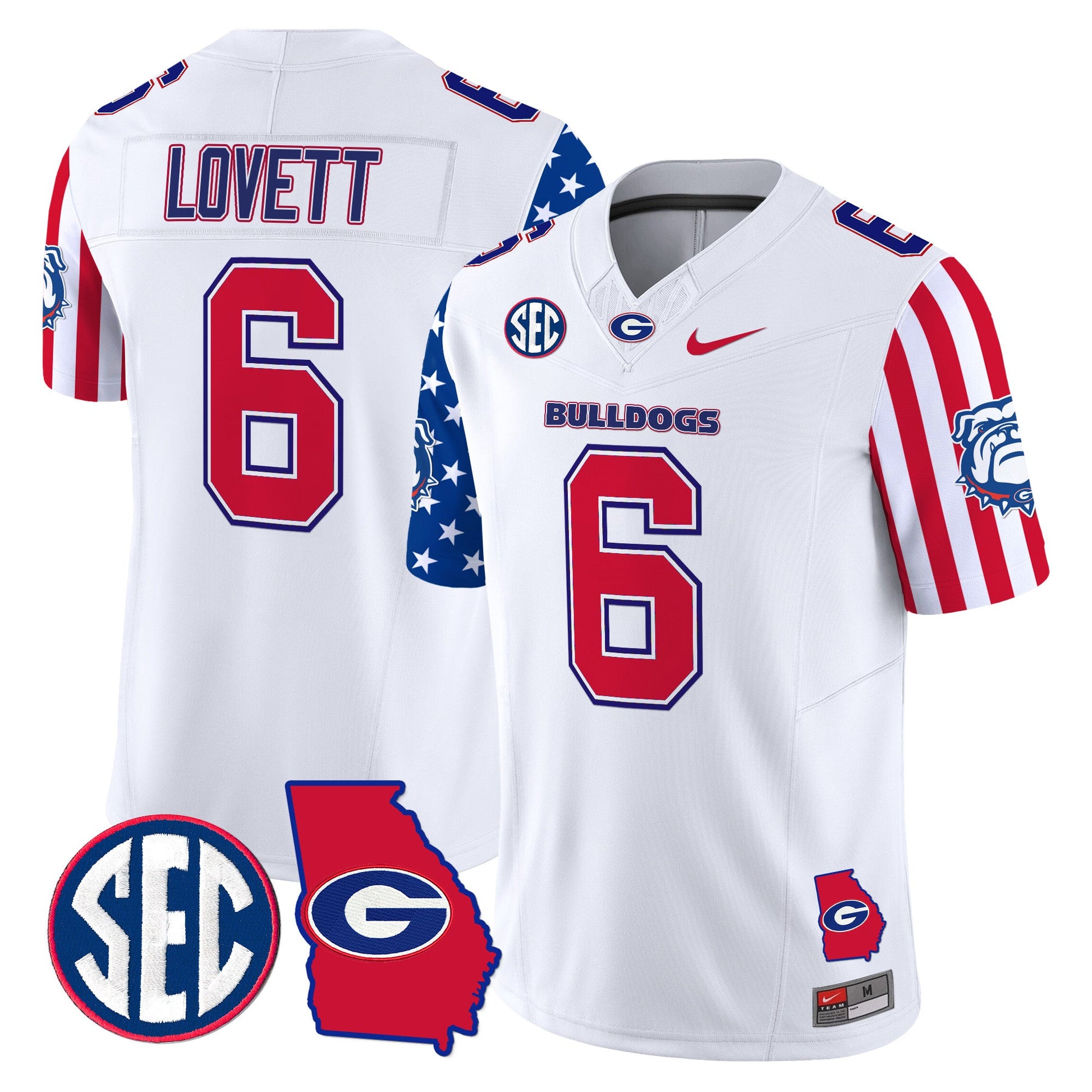 Men's Georgia Bulldogs American Style Vapor Limited Jersey - All Stitched