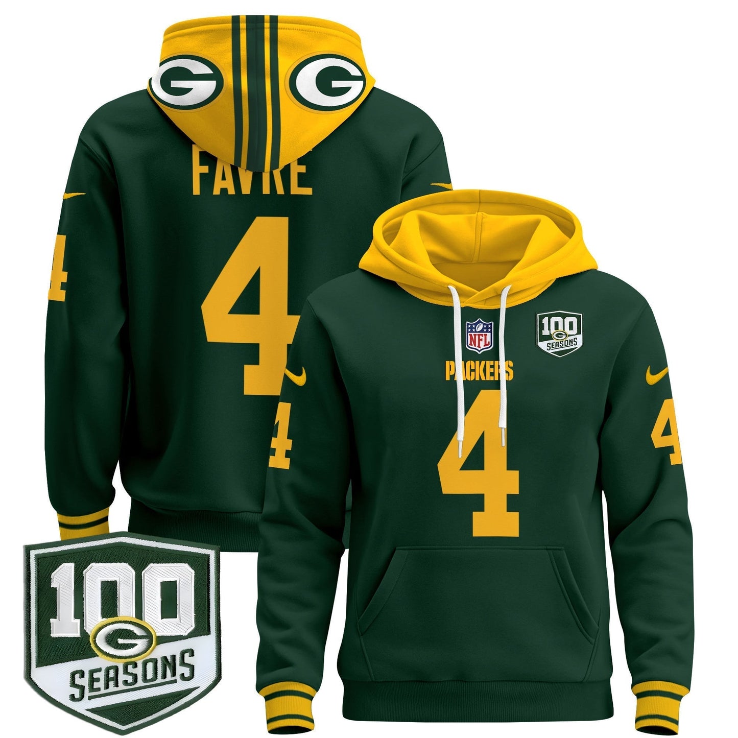 GB Throwback 2024 Pullover Hoodie - All Stitched