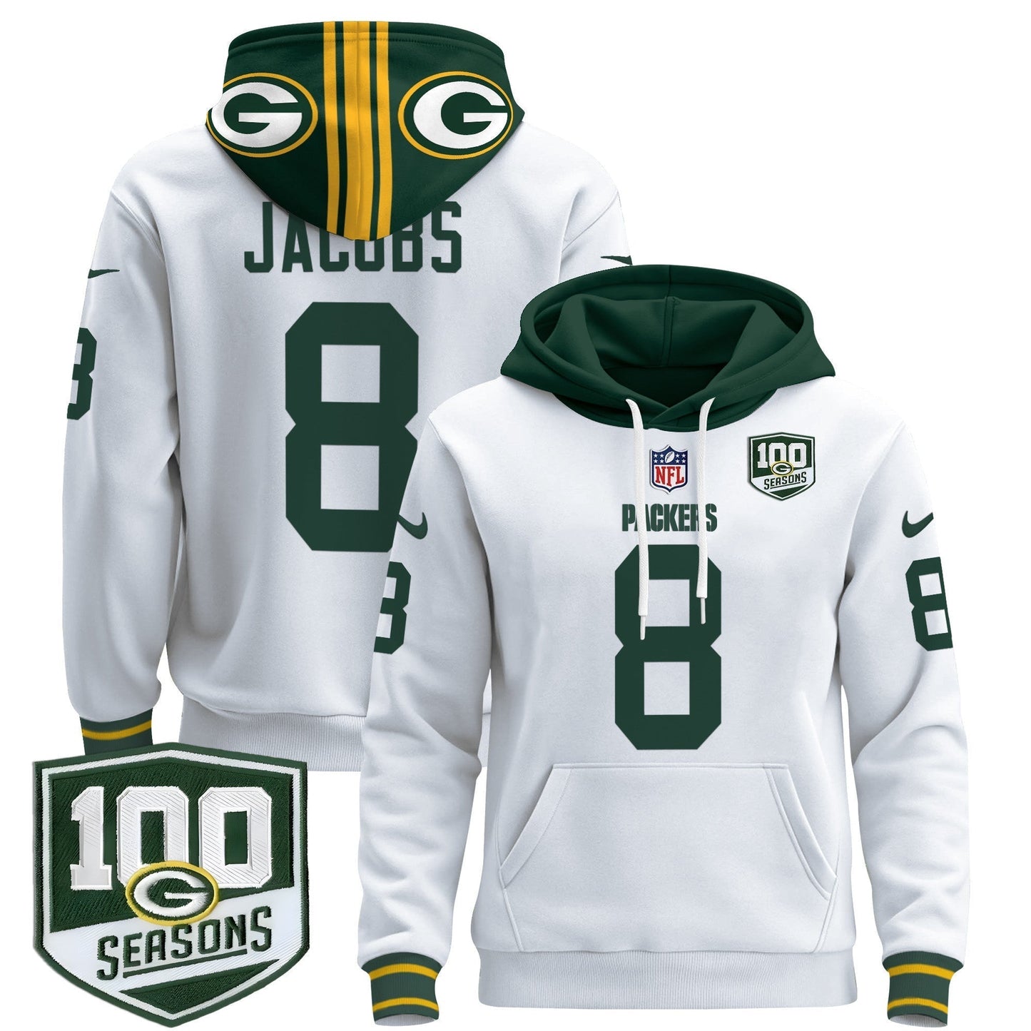 GB Throwback 2024 Pullover Hoodie - All Stitched