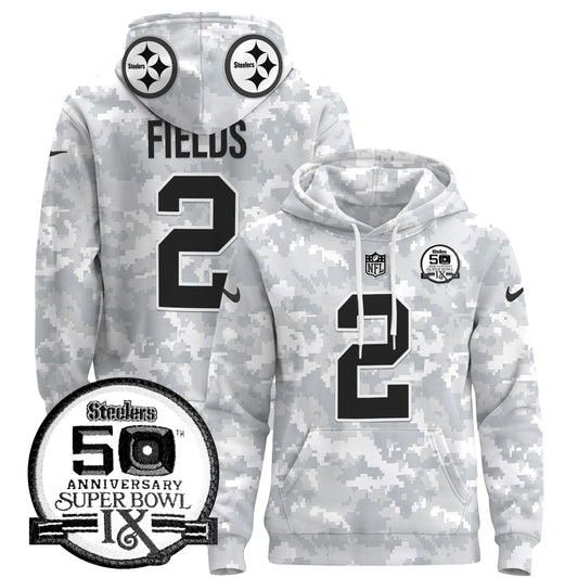 Steelers 2024 Salute to Service Pullover Hoodie - All Stitched