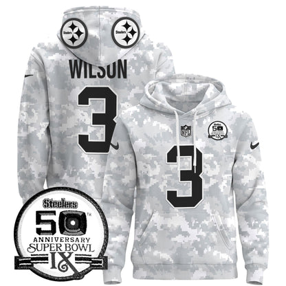 Steelers 2024 Salute to Service Pullover Hoodie - All Stitched