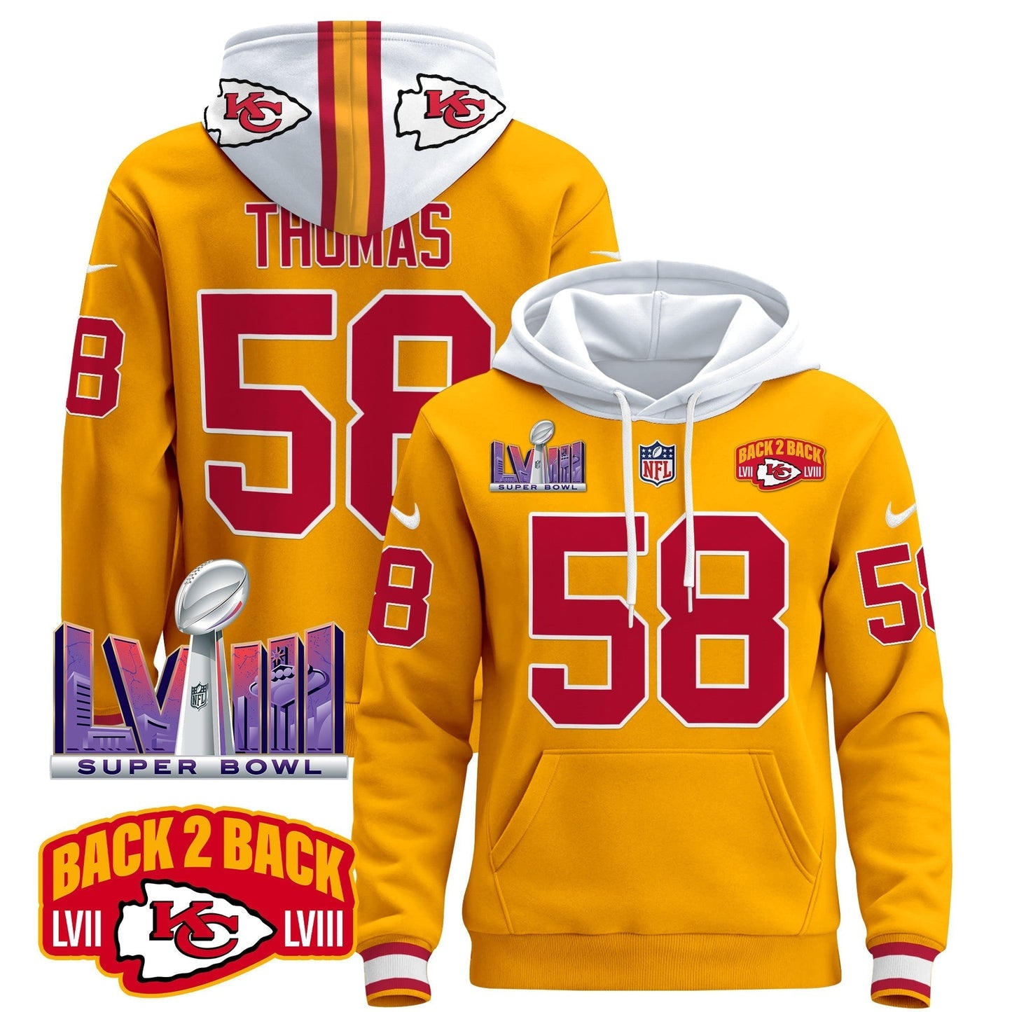 KC 2024 Pullover Hoodie - All Stitched