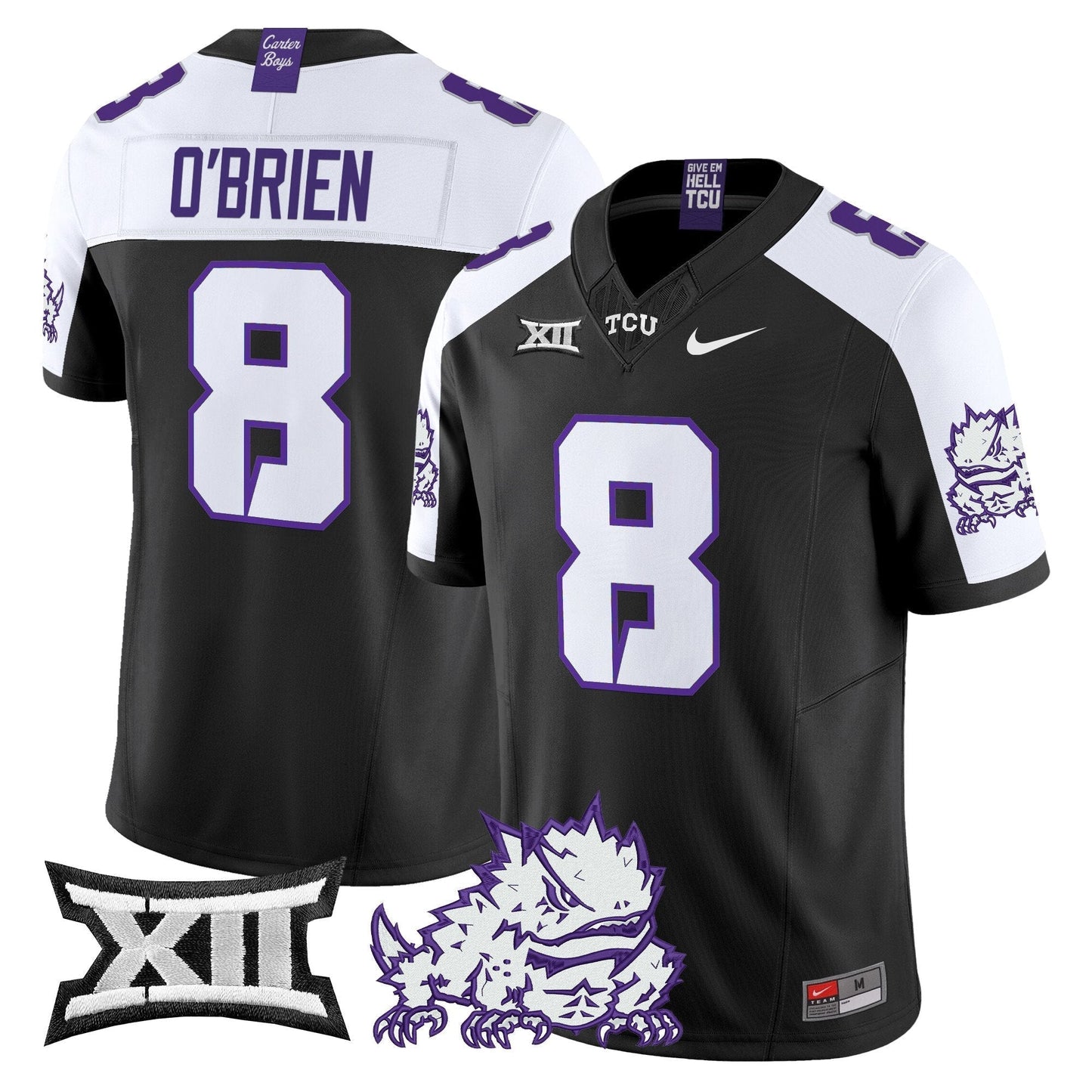 Men's TCU Horned Frogs 2025 Vapor Limited Jersey - All stitched