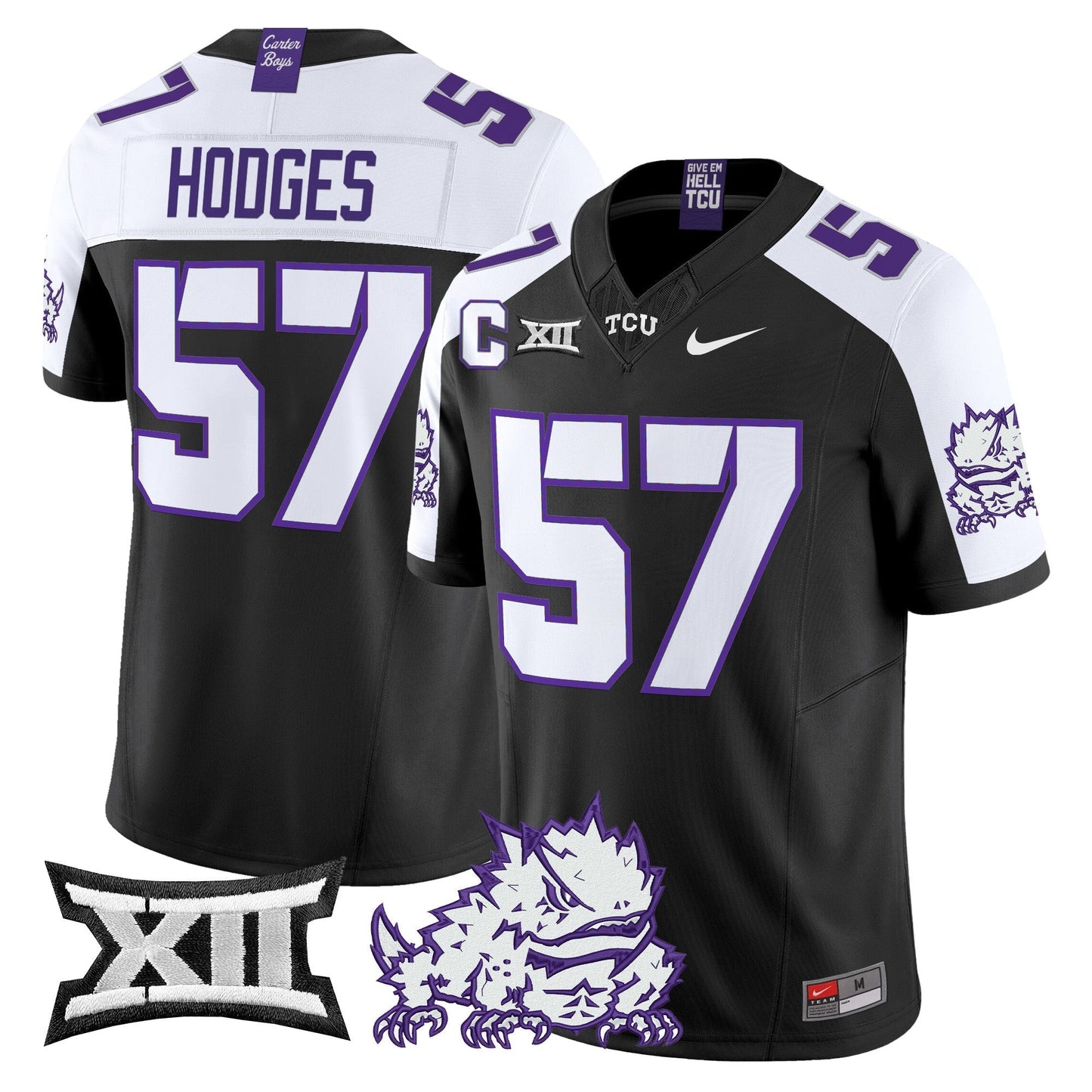 TCU Horned Frogs 2024 Vapor Limited Jersey - All stitched