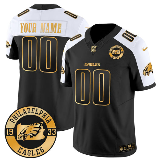 PHI 2025 Gold Vapor Limited Custom Jersey - Est. 1933 Patch - Stitched