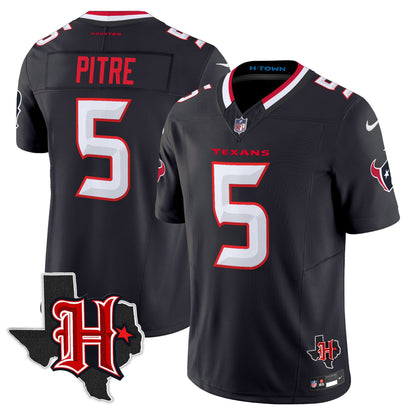 Men's Houston Texans 2026 Texas Patch Vapor Limited Jersey V5 - All Stitched