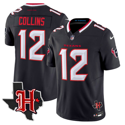 Men's Houston Texans 2026 Texas Patch Vapor Limited Jersey V5 - All Stitched