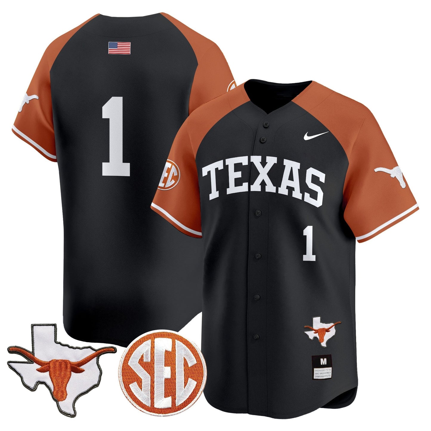 TEX 2024 Vapor Premier Baseball Jersey - All Stitched