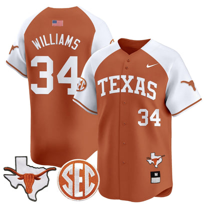 TEX 2024 Vapor Premier Baseball Jersey - All Stitched