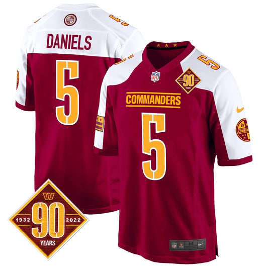 WAS 90th Anniversary Patch Game Jersey - Stitched