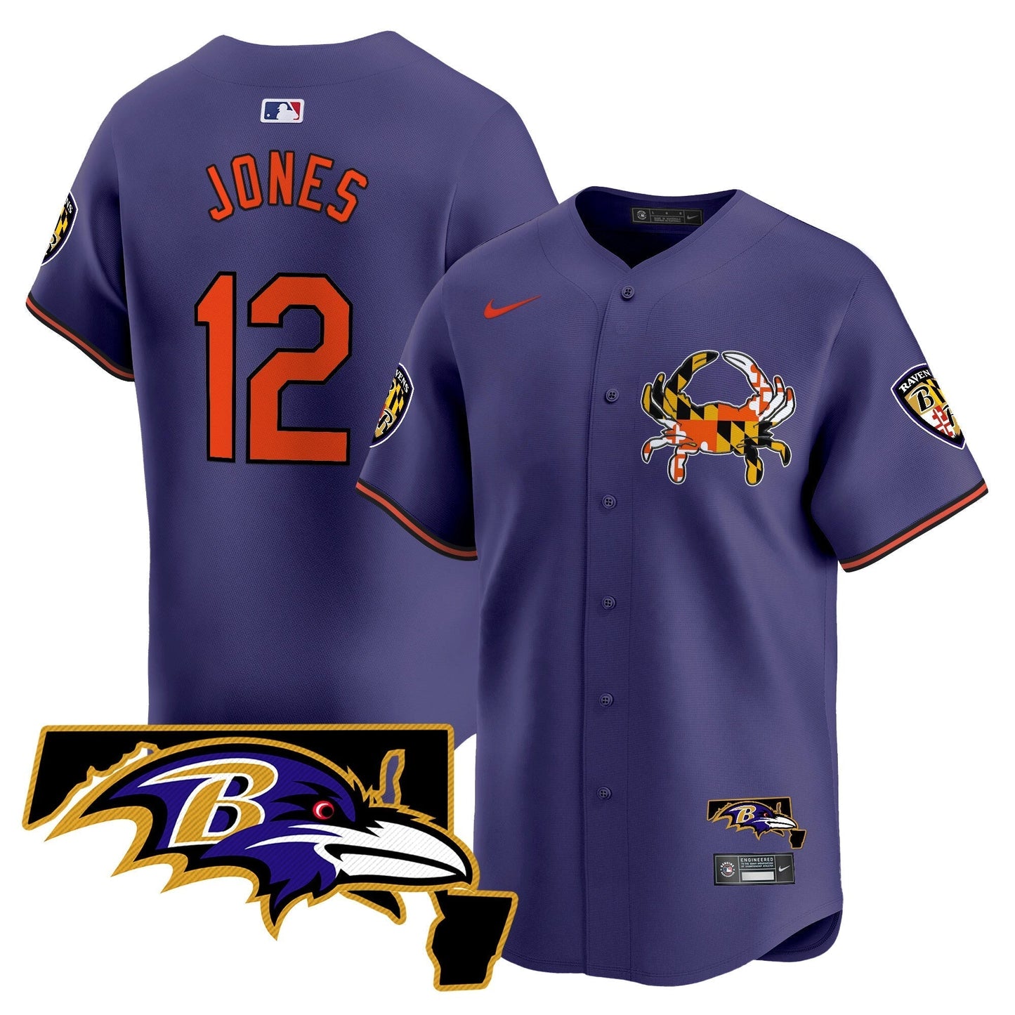 BAL 2024 Vapor Premier Baseball Jersey - All Stitched