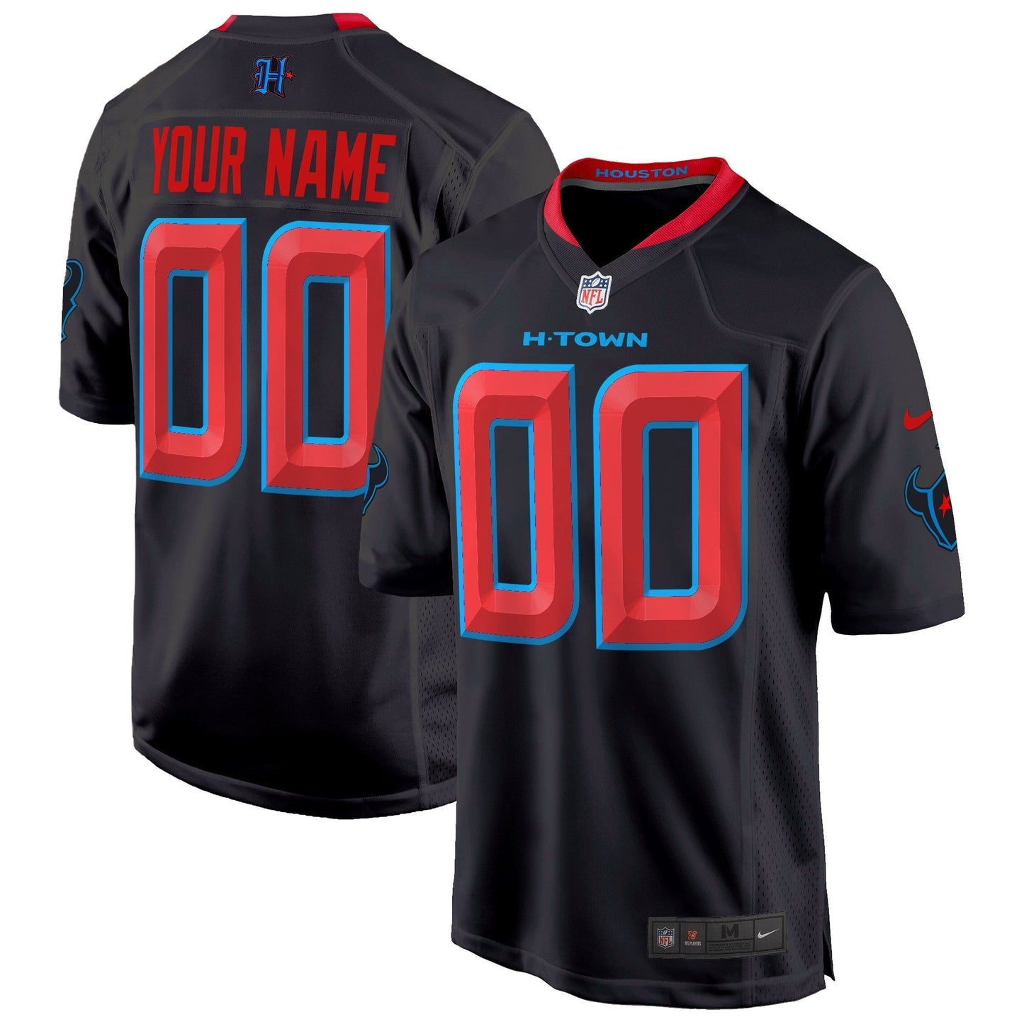 HOU 2024 Game Custom Jersey - All Stitched