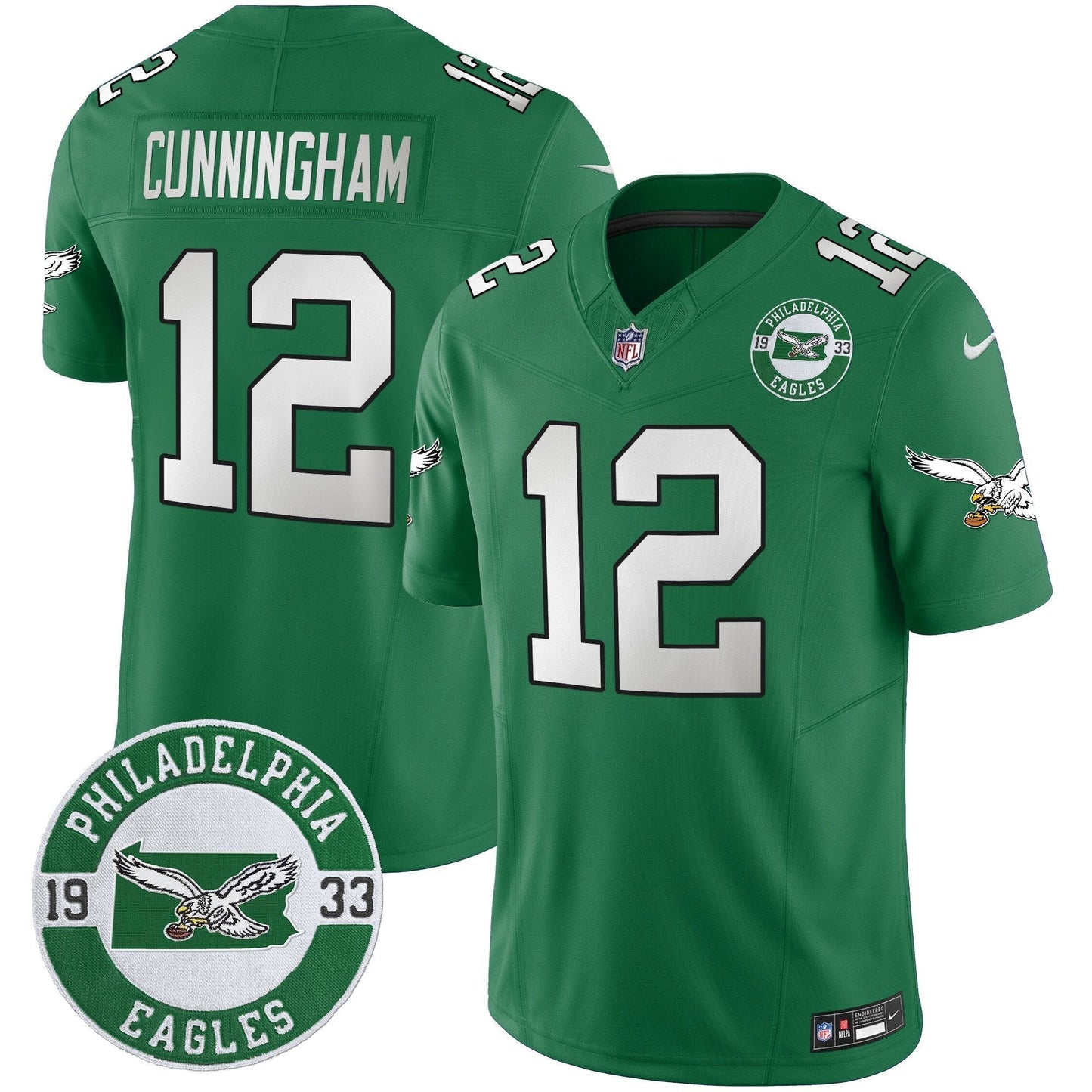 PHI 2025 Throwback Vapor Limited Jersey - Est. 1933 Patch - All Stitched
