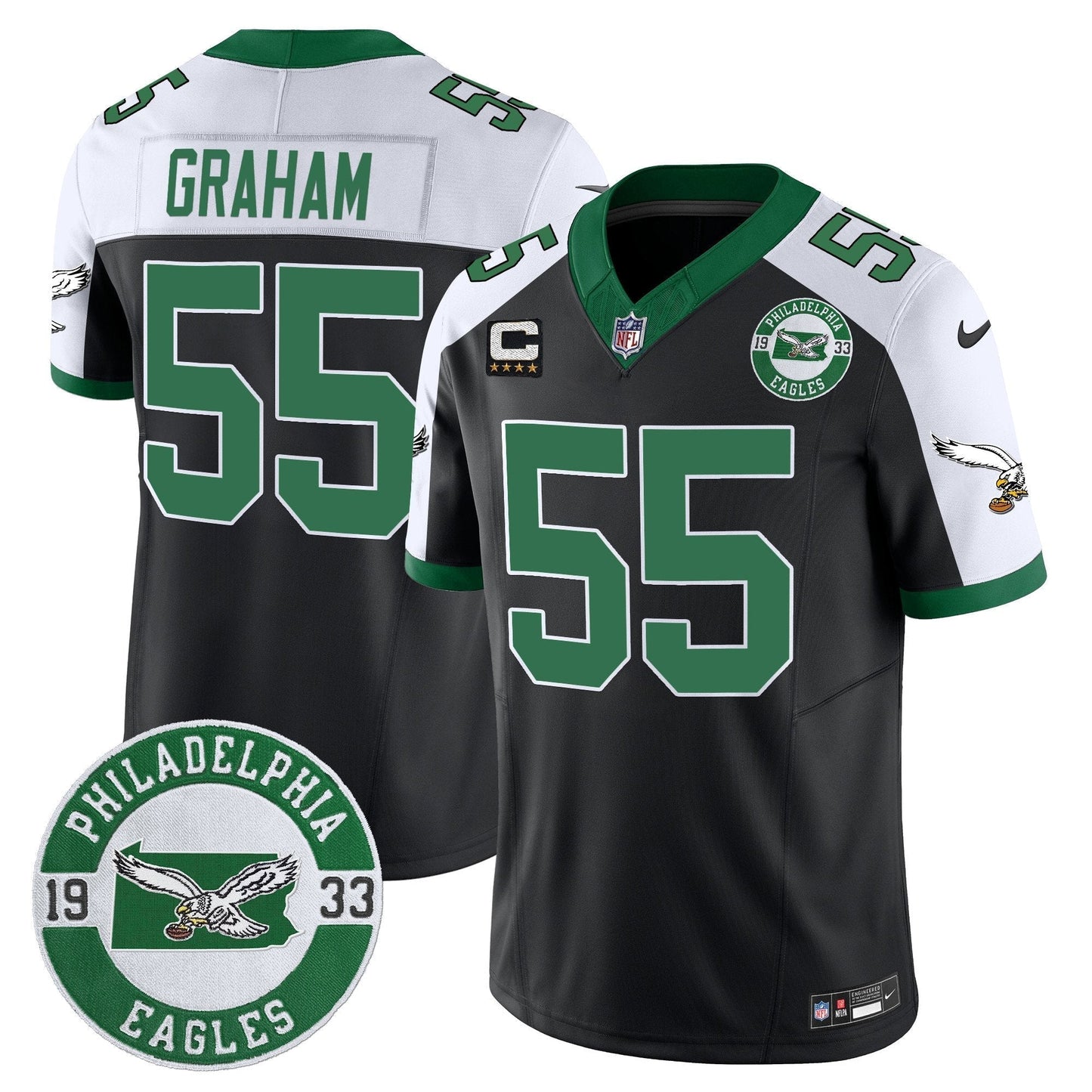 PHI 2025 Throwback Vapor Limited Jersey - Est. 1933 Patch - All Stitched