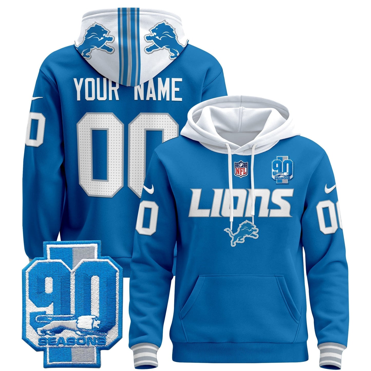 DET 2024 Custom Pullover Hoodie V2 - All Stitched