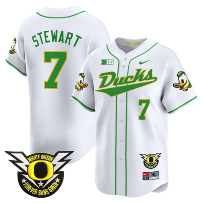 ORE 2024 Forever Gang Green & BIG Patch Vapor Baseball Jersey - All Stitched