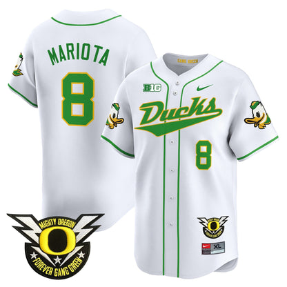 ORE 2024 Forever Gang Green & BIG Patch Vapor Baseball Jersey - All Stitched