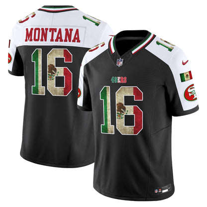 49ers Mexico 80th Anniversary & 5X Champs Jersey - Stitched