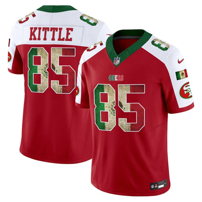 49ers Mexico 80th Anniversary & 5X Champs Jersey - Stitched
