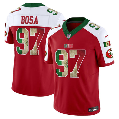 49ers Mexico 80th Anniversary & 5X Champs Jersey - Stitched