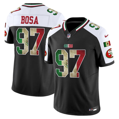 49ers Mexico 80th Anniversary & 5X Champs Jersey - Stitched