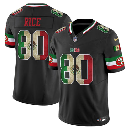 49ers Mexico 80th Anniversary & 5X Champs Jersey - Stitched