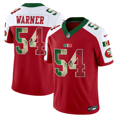 Men's 49ers Mexico Vapor Limited Jersey V4 - All Stitched