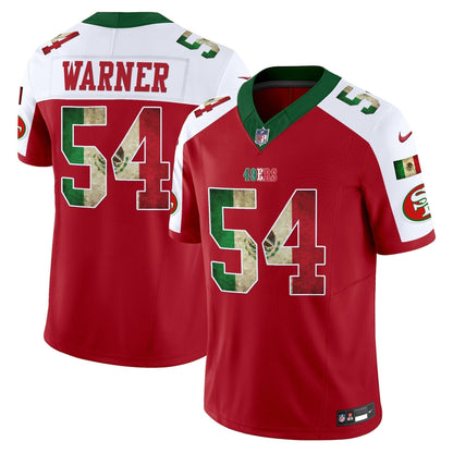 49ers Mexico 80th Anniversary & 5X Champs Jersey - Stitched