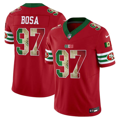 49ers Mexico 80th Anniversary & 5X Champs Jersey - Stitched
