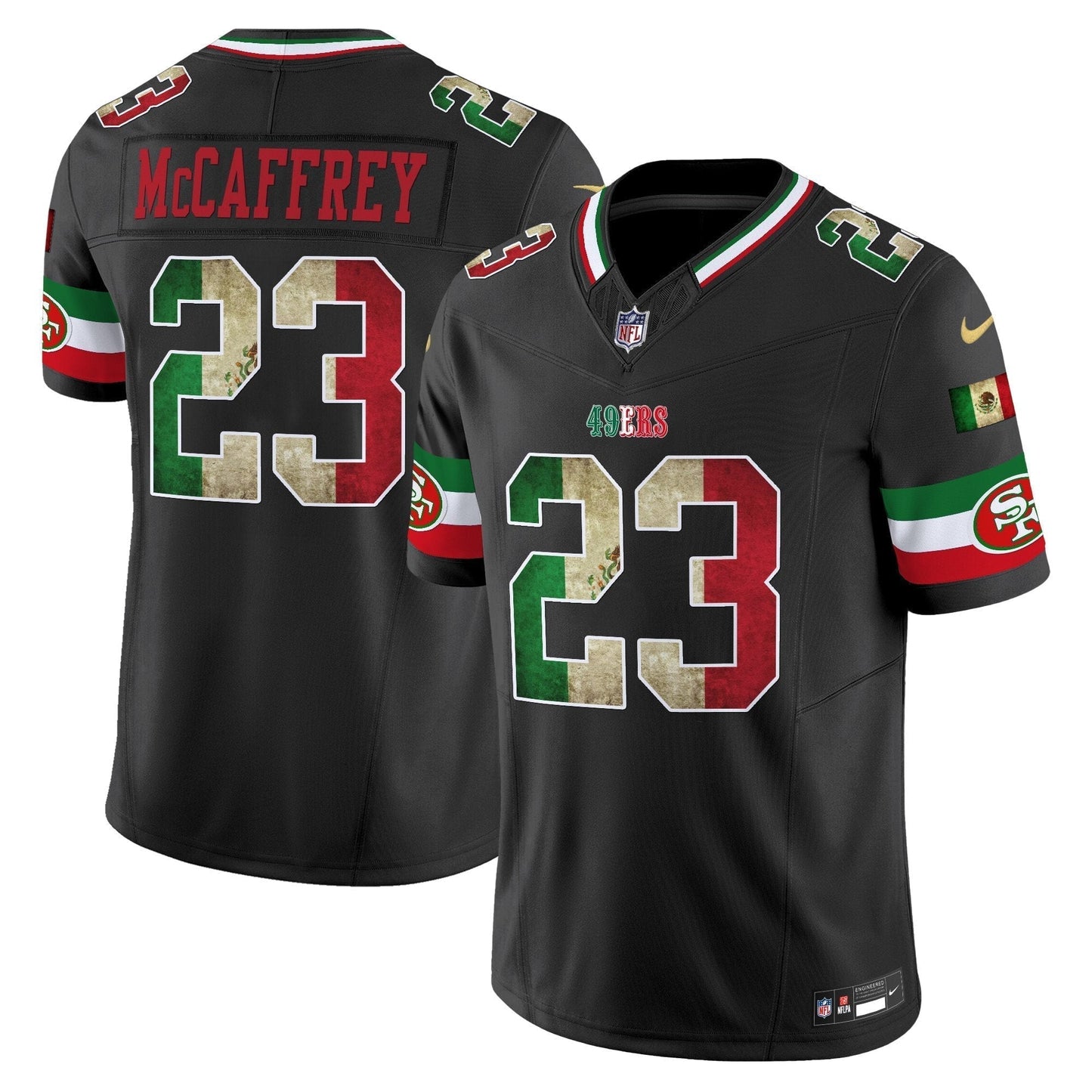 49ers Mexico 80th Anniversary & 5X Champs Jersey - Stitched
