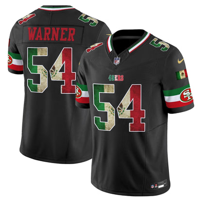 49ers Mexico 80th Anniversary & 5X Champs Jersey - Stitched
