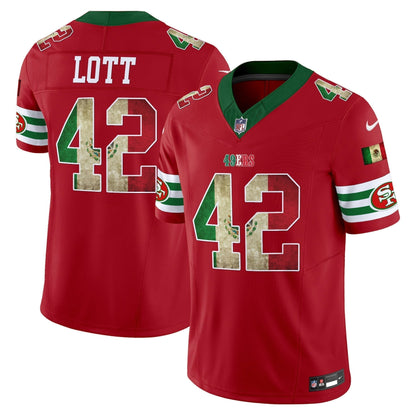 49ers Mexico 80th Anniversary & 5X Champs Jersey - Stitched