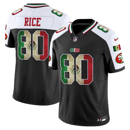 49ers Mexico 80th Anniversary & 5X Champs Jersey - Stitched