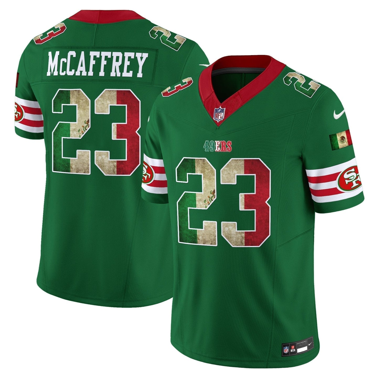 49ers Mexico 80th Anniversary & 5X Champs Jersey - Stitched