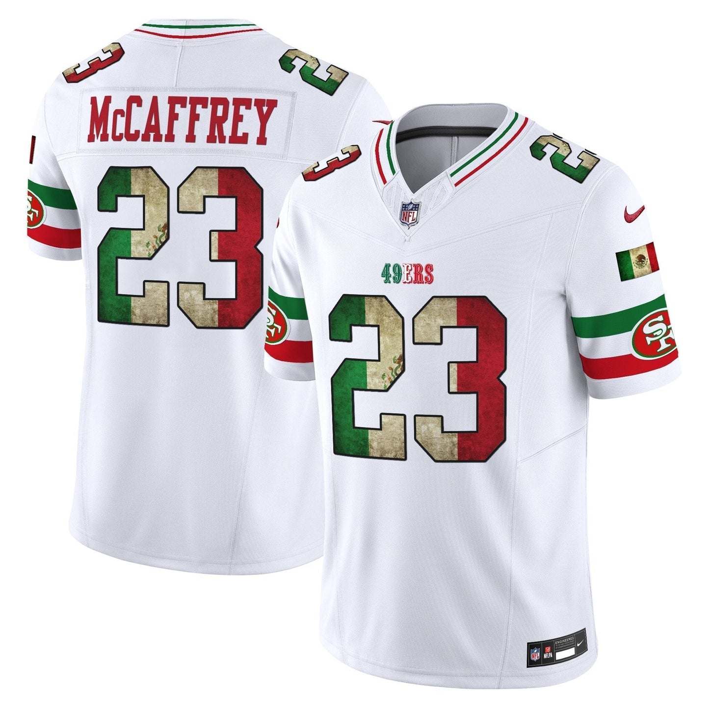 49ers Mexico 80th Anniversary & 5X Champs Jersey - Stitched