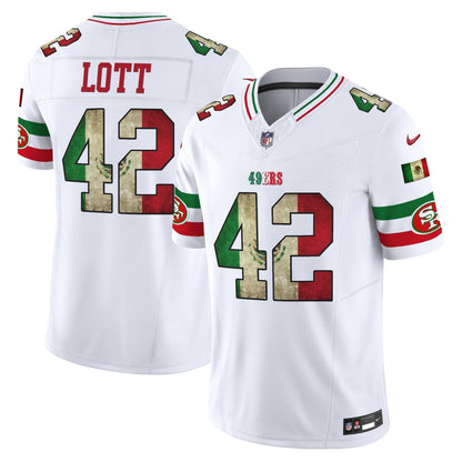 49ers Mexico 80th Anniversary & 5X Champs Jersey - Stitched