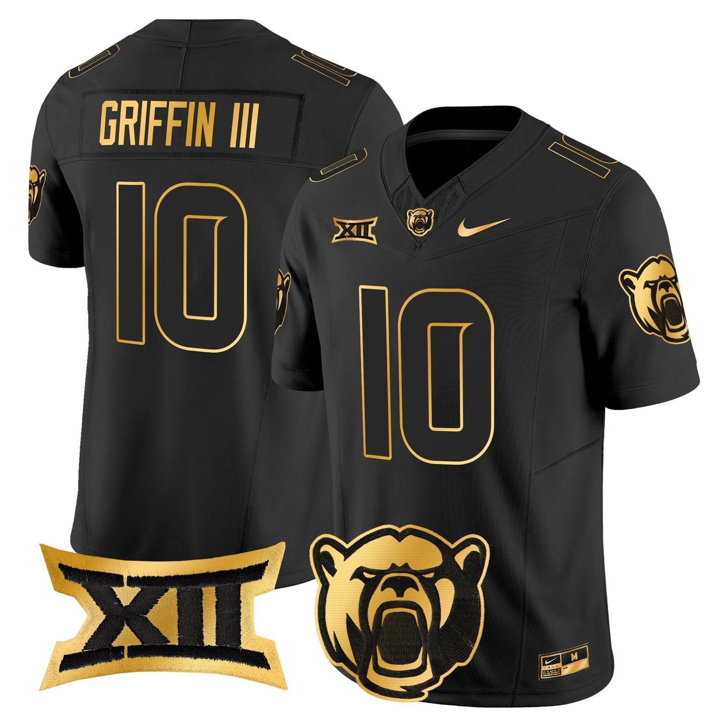 Baylor Bears 2024 Gold Vapor Limited Jersey - All stitched
