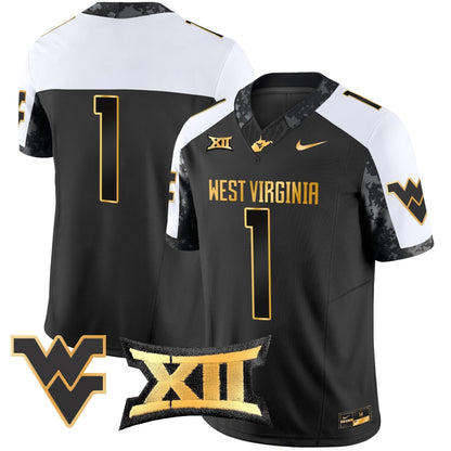 WVU 2024 Gold Vapor Limited Jersey - All Stitched