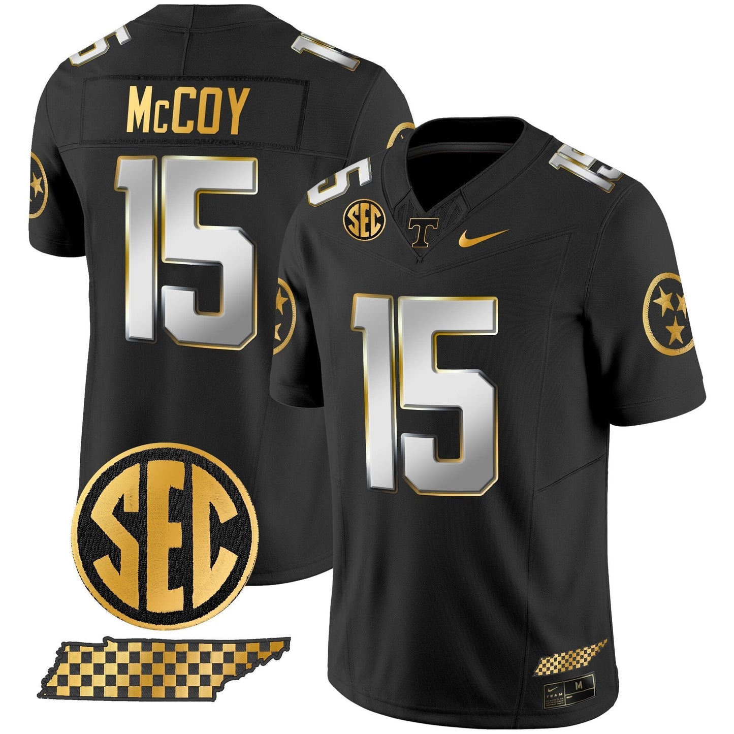 TENN 2024 Gold Vapor Limited Jersey V2 - All Stitched