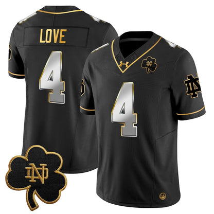 ND 2024 Gold Vapor Limited Jersey - All Stitched