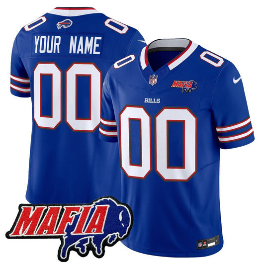 BUF 2025 Bills Mafia Patch Vapor Limited Custom Jersey - Stitched