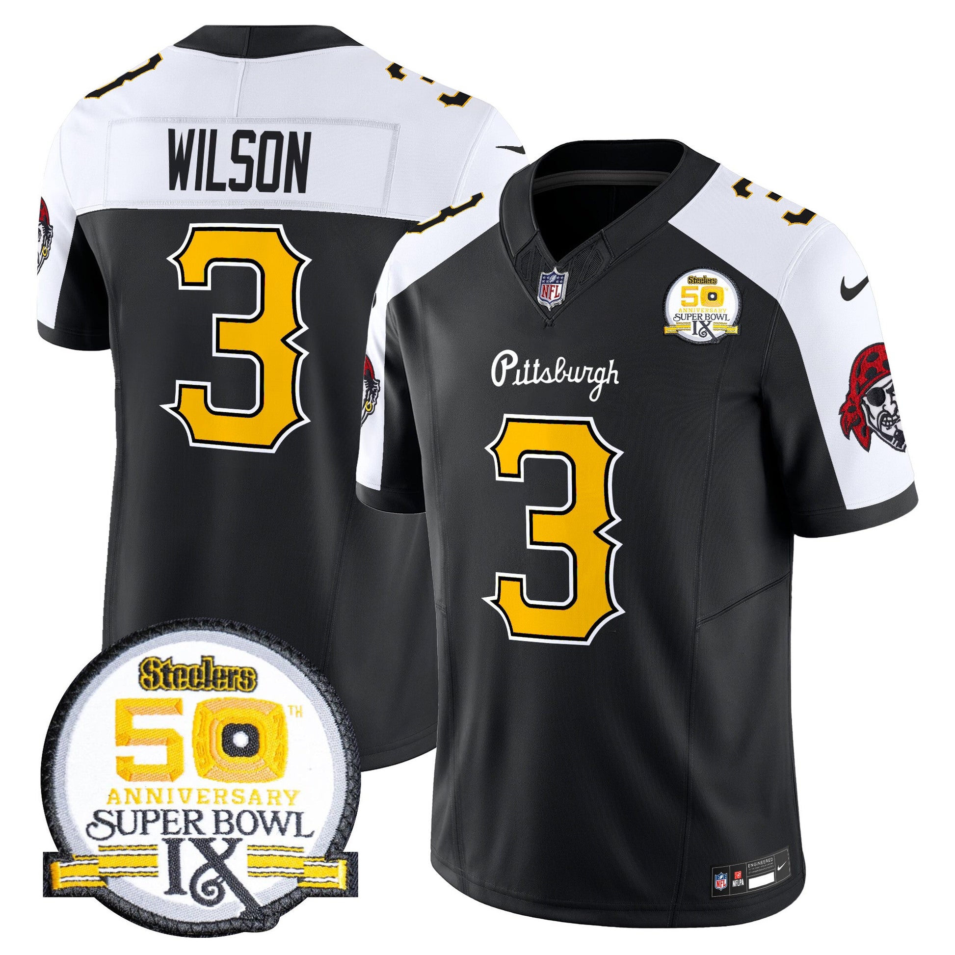 Men's Pittsburgh Steelers 2024 Vapor Limited Jersey - All Stitched