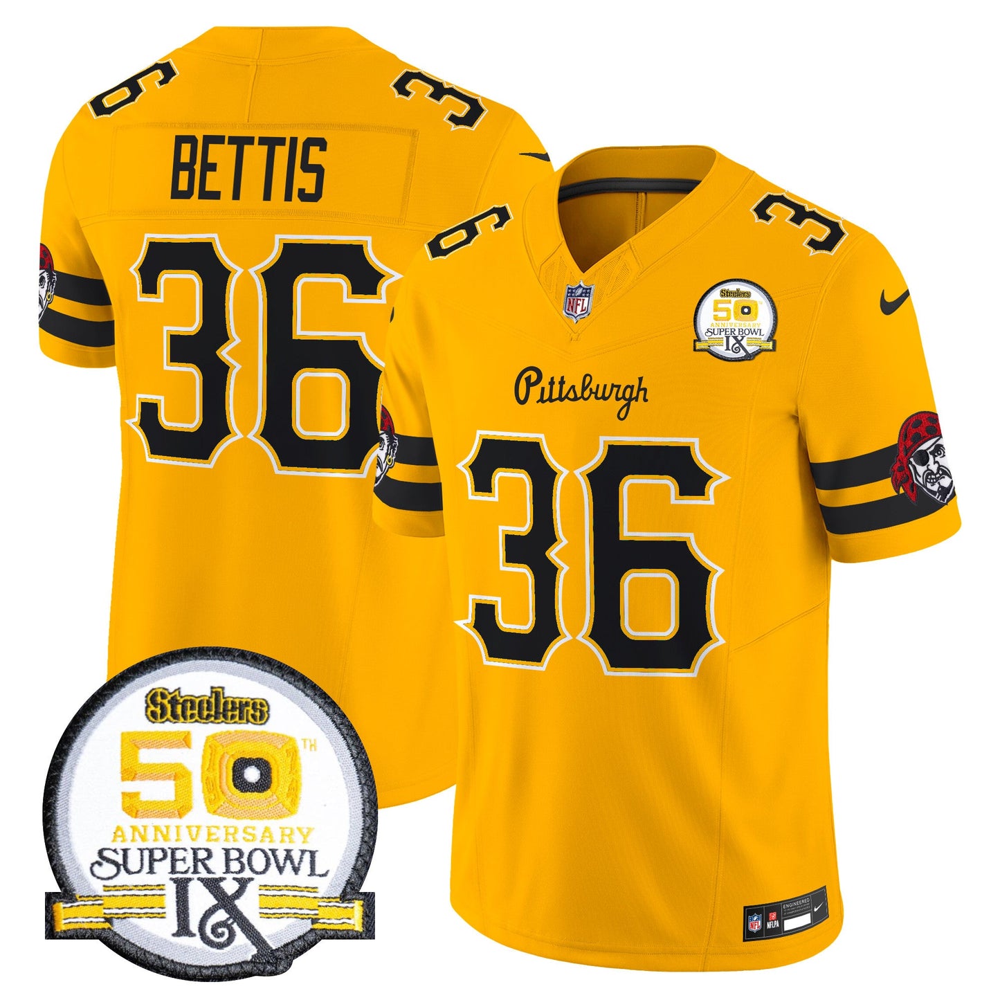 Men's Pittsburgh Steelers 2024 Vapor Limited Jersey - All Stitched