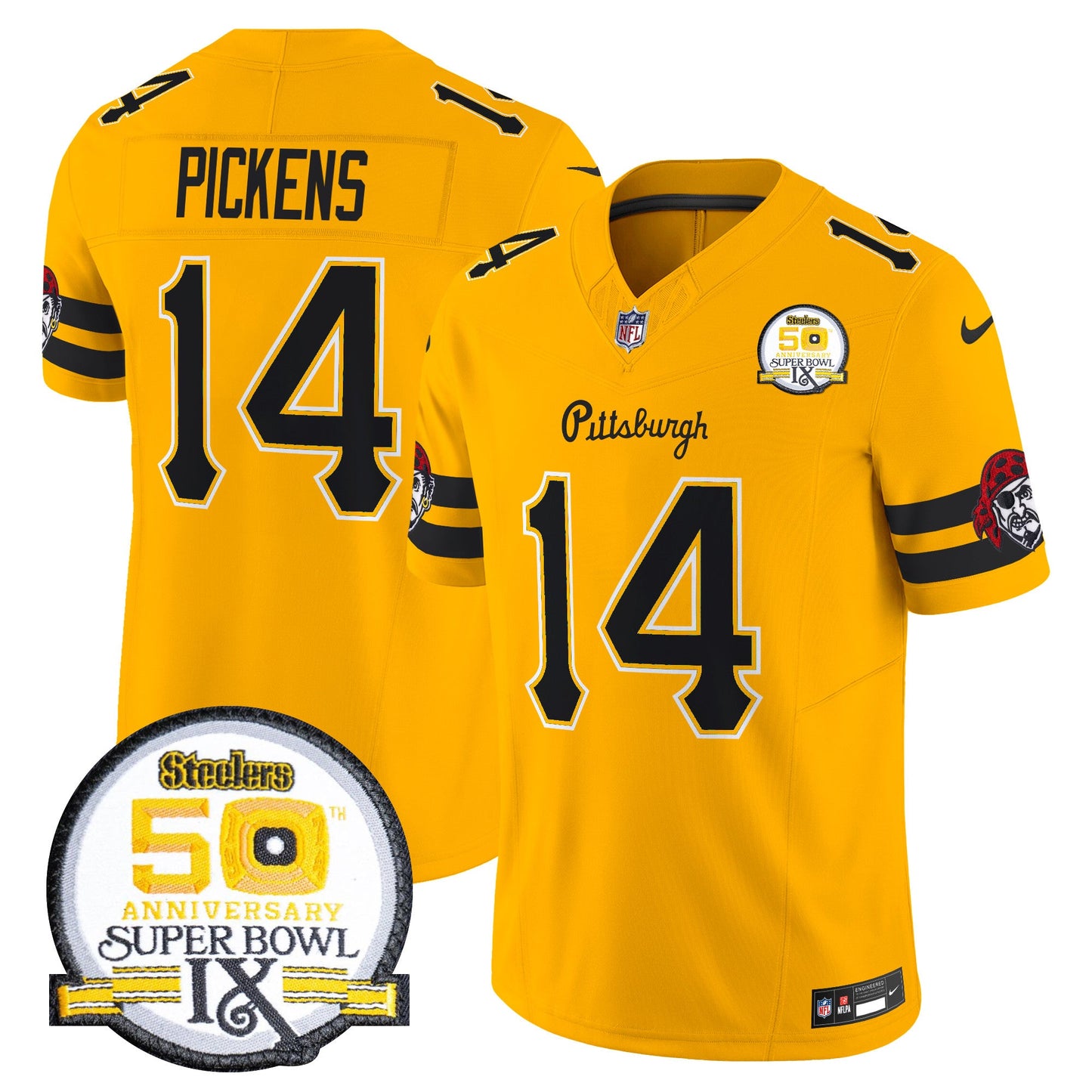 Men's Pittsburgh Steelers 2024 Vapor Limited Jersey - All Stitched
