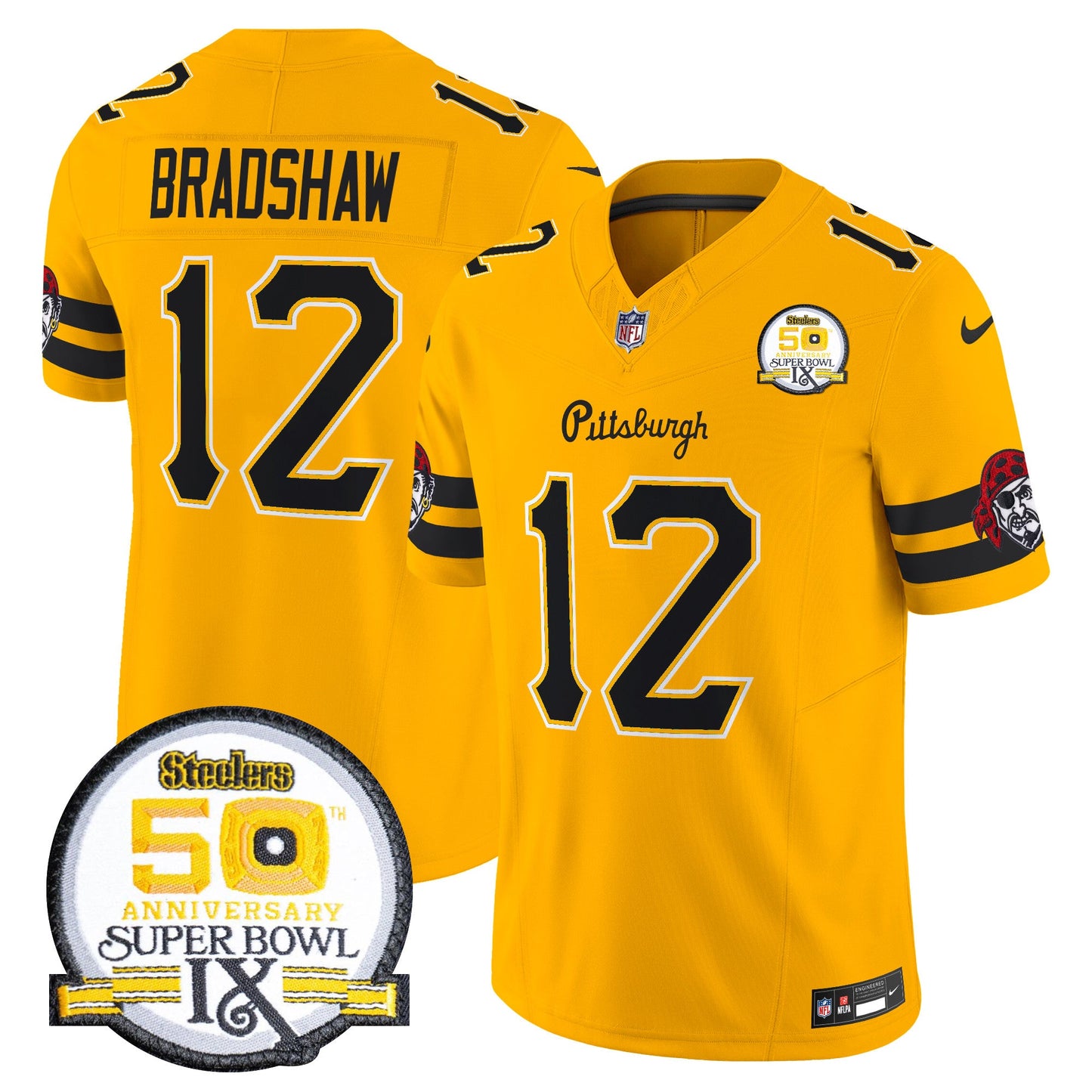 Men's Pittsburgh Steelers 2024 Vapor Limited Jersey - All Stitched