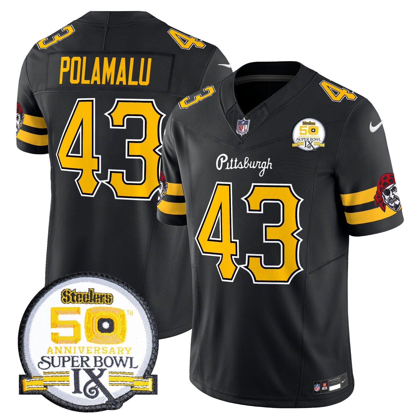 Men's Pittsburgh Steelers 2024 Vapor Limited Jersey - All Stitched