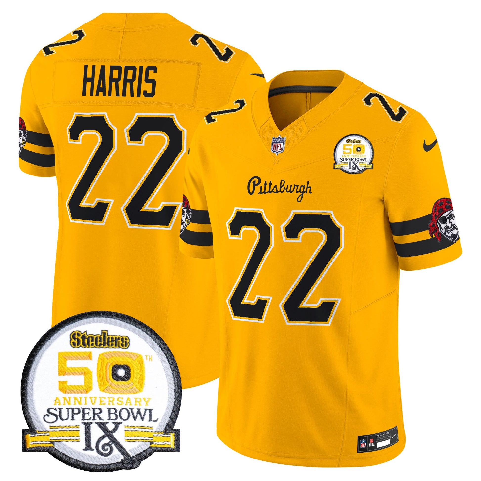 Men's Pittsburgh Steelers 2024 Vapor Limited Jersey - All Stitched