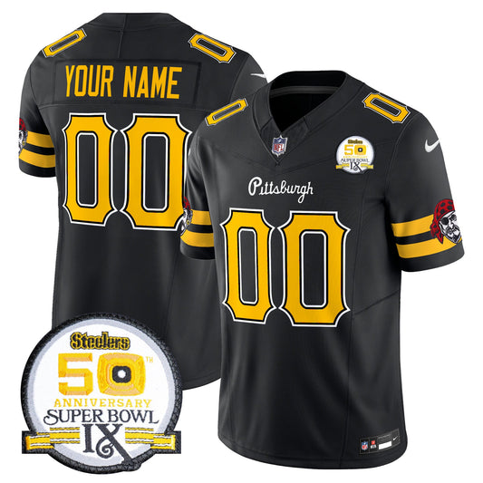 Pittsburgh Steelers 2024 Vapor Limited Custom Jersey - All Stitched