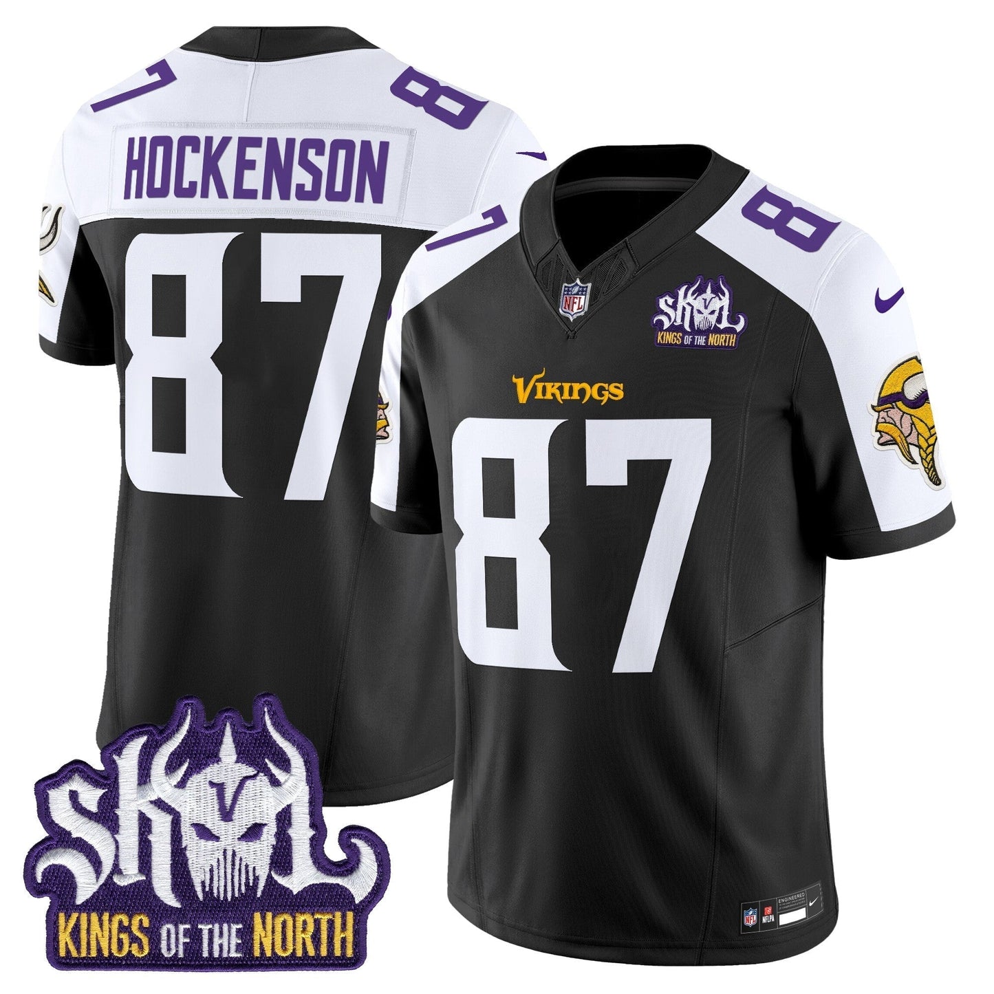 MIN King Of The North Patch Vapor Limited Jersey V2 - All Stitched