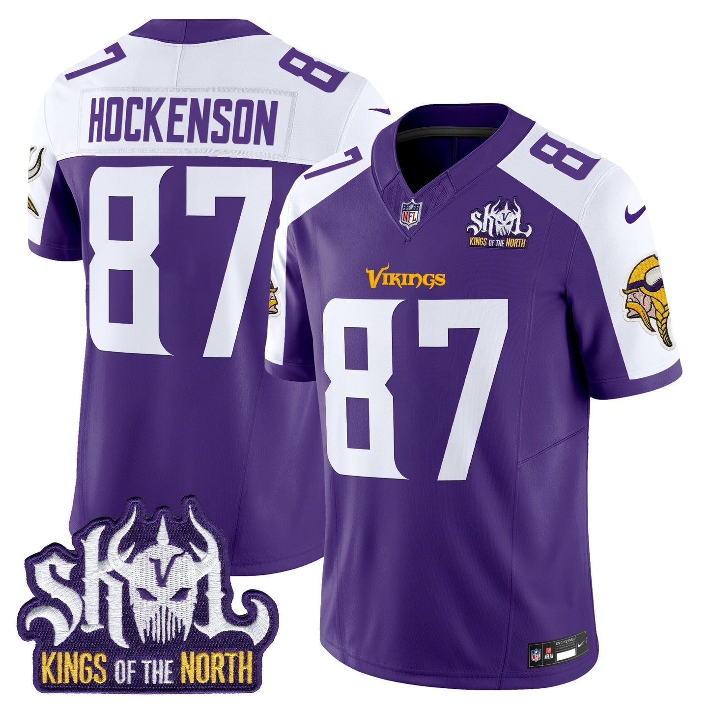 MIN King Of The North Patch Vapor Limited Jersey V2 - All Stitched